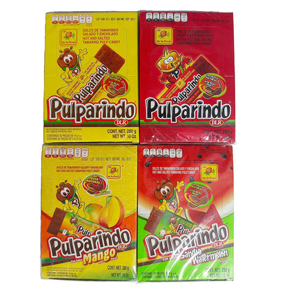 Pulparindo Mexican Candy Variety Bundle - 4 Flavors