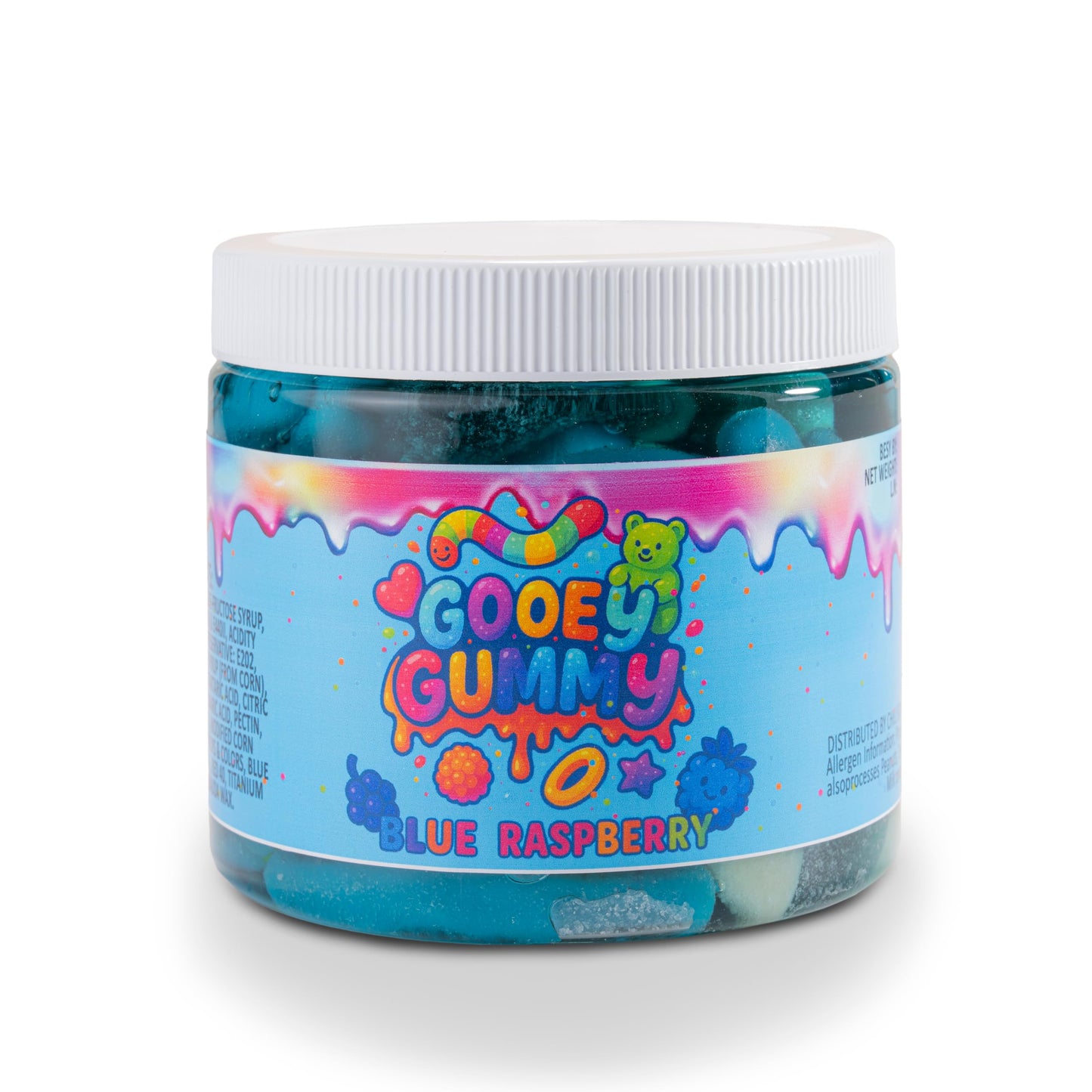 Viral Sour Gooey Gummies – Strawberry Flavor – 22 oz Jar