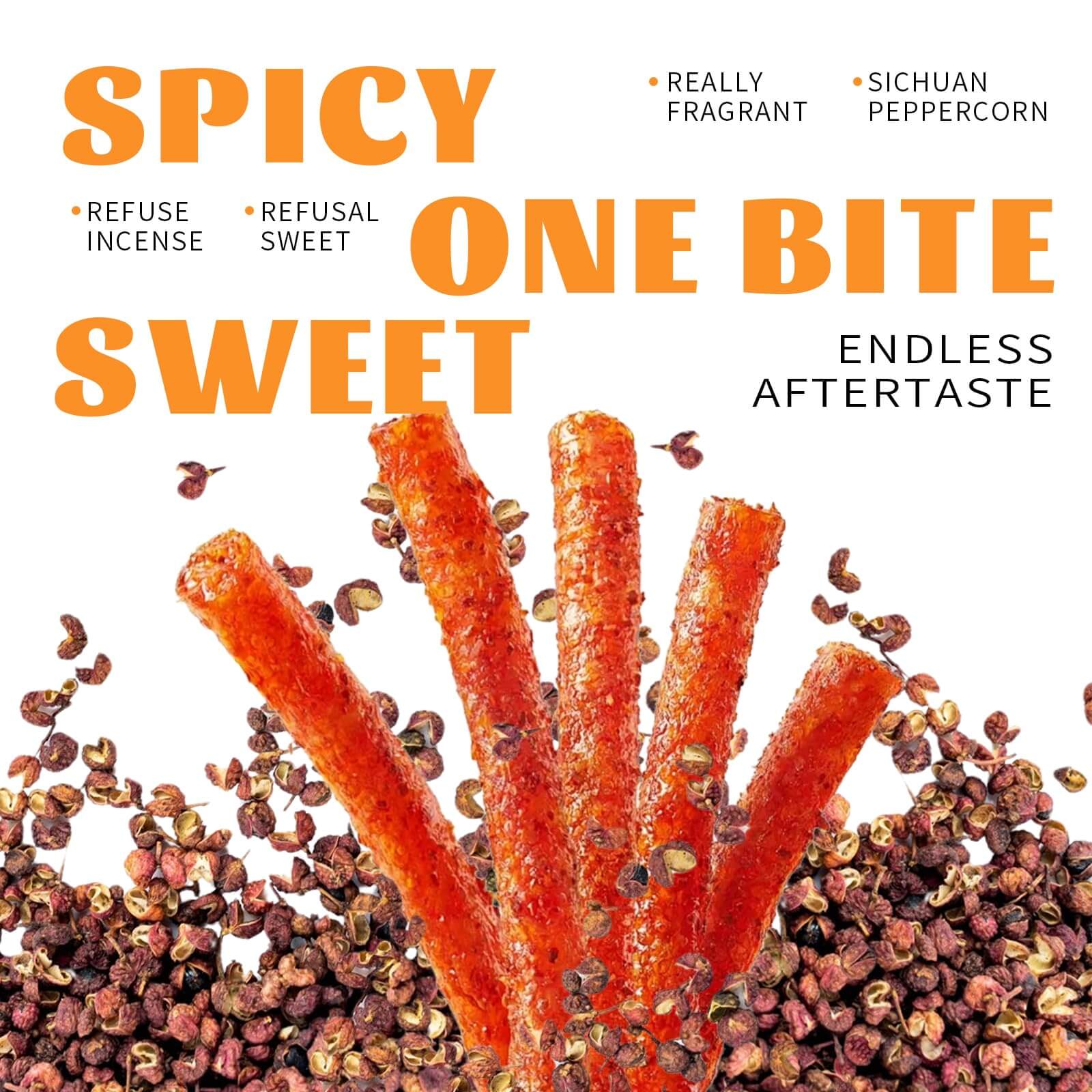 Spicy Strips - Spicy Gluten Latiao, Chinese Special Casual Snack Food, Made From Wheat/Chili/Spice, Low Sugar and Low Calories, Best Vegan, 78g (Pack of 2) - Collins Global Snack Store