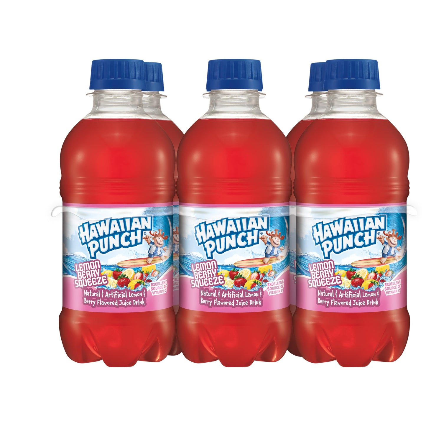 Hawaiian Punch Fruit Juicy Red Fruit Juice Drink, 10 Fl Oz Bottles, 24 Count (4 Packs Of 6), Ready-to-drink, On-the-go, Caffeine-free, Carbonation-free, Gluten-free, Excellent Source Of Vitamin C - Collins Global Snack Store