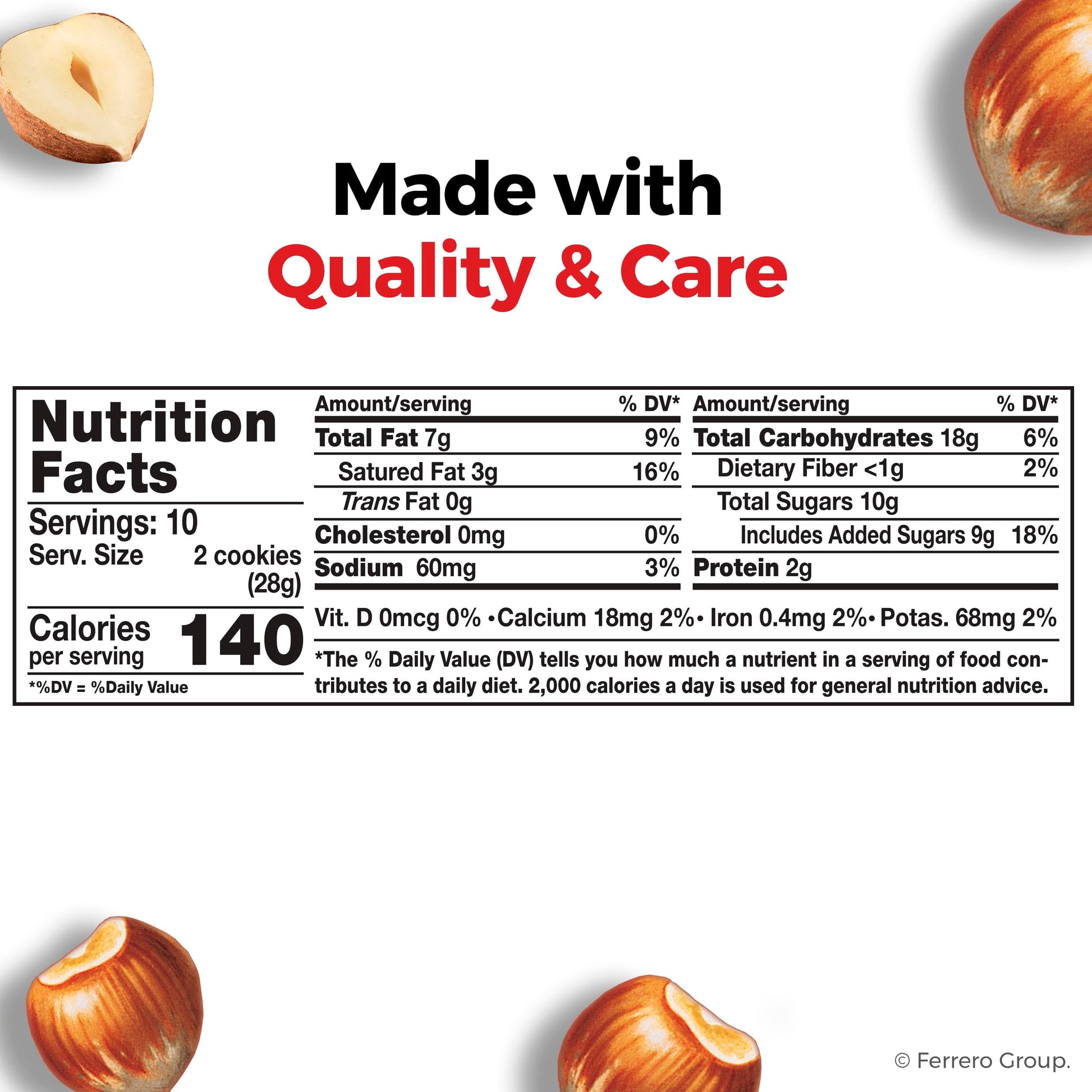 Nutella Biscuits, 20 Count Cookies, Hazelnut Spread with Cocoa, Kids Snacks, 9.7 oz - Collins Global Snack Store