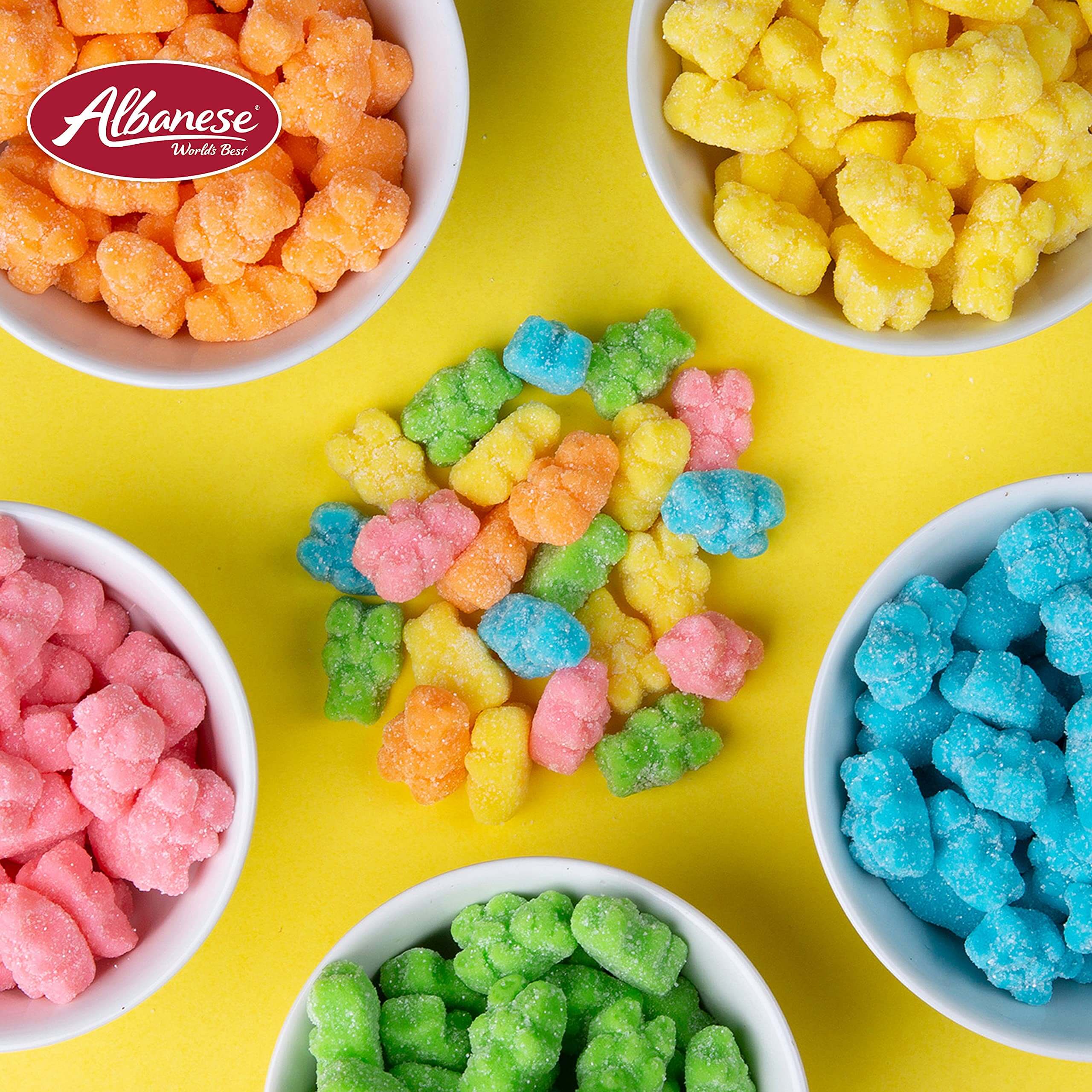 Albanese Confectionery Gummi Awesome Blossoms, 5 Pound Bag - Collins Global Snack Store