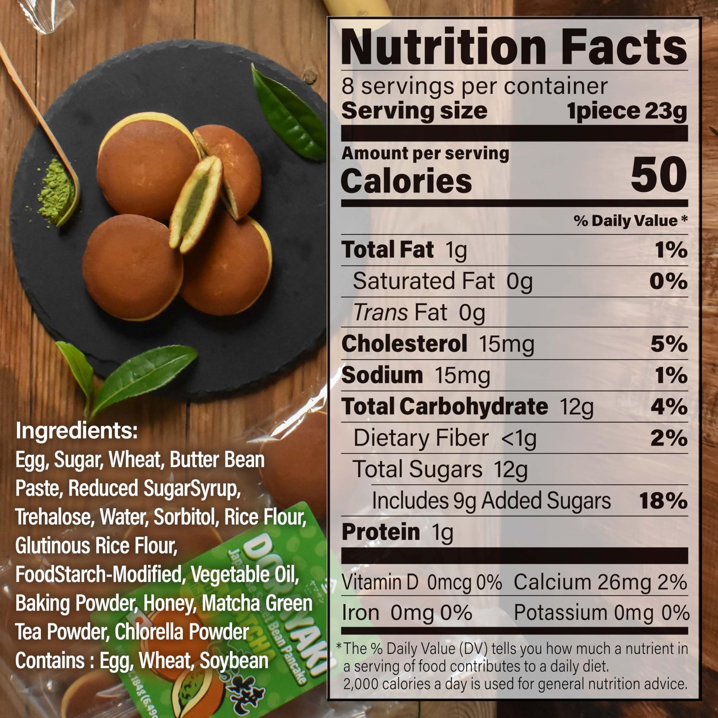 YAMASAN KYOTO UJI Dorayaki Japanese Red Bean Pancake, Traditional Japanese Wagashi Sweets, Cute Mini Size, Individually Wrapped, No Coloring, Made in Japan 184g/6.49oz - Collins Global Snack Store