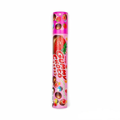 Meiji Japan Choco Gummy Candy Tube in Strawberry, Muscat and Assorted Flavors