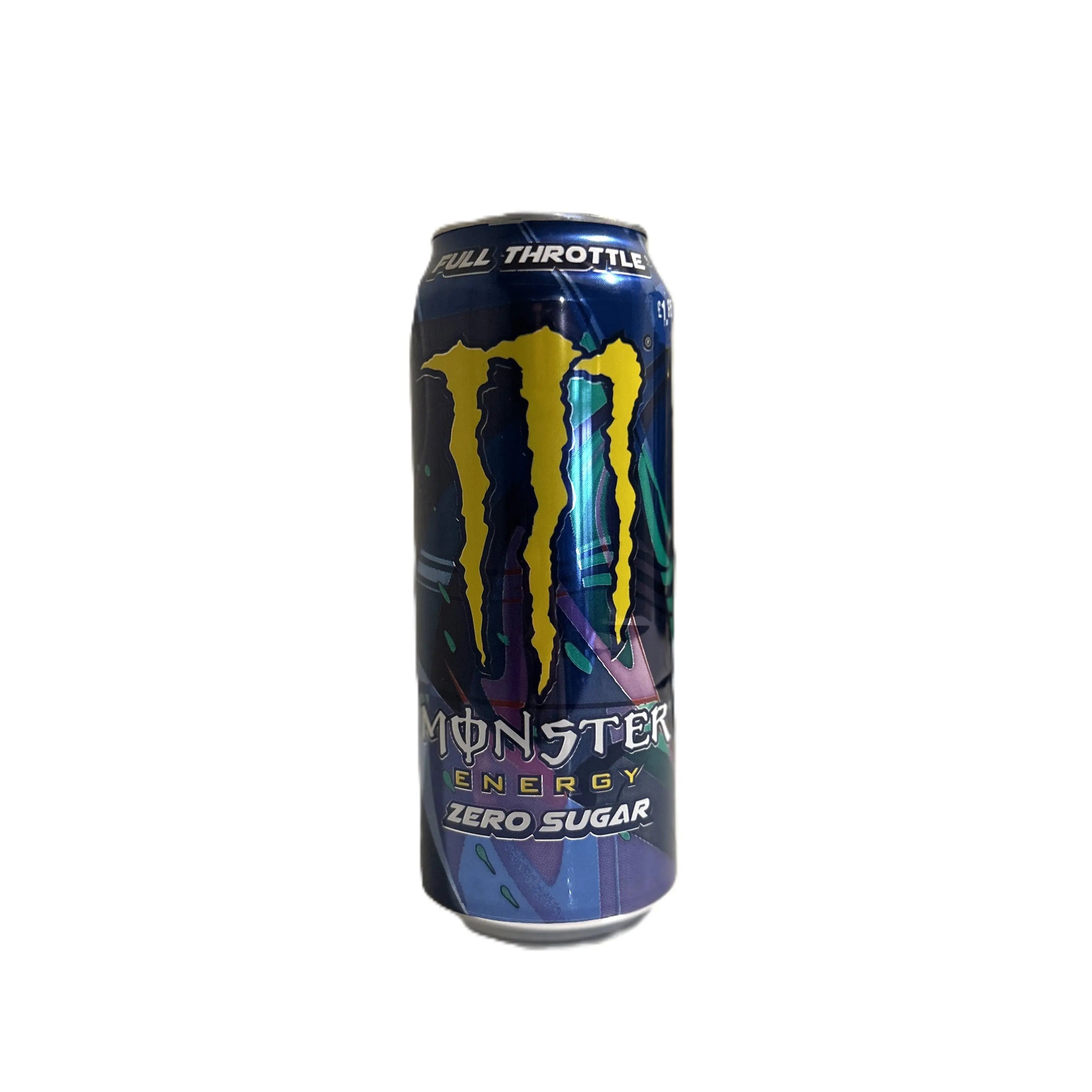 Monster Energy Full Throttle Zero Sugar – Peach &amp; Nectarine | 500mL Can | UK Limited Edition
