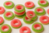 Albanese Watermelon Rings 8oz - vibrant gummy watermelon candy with a chewy texture and sweet flavor.