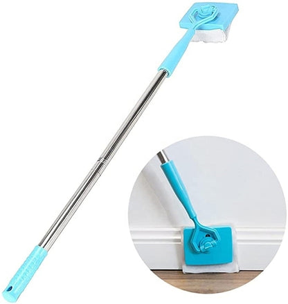 Baseboard Buddy Retractable Cleaning Brush Mop — Extends to 135cm