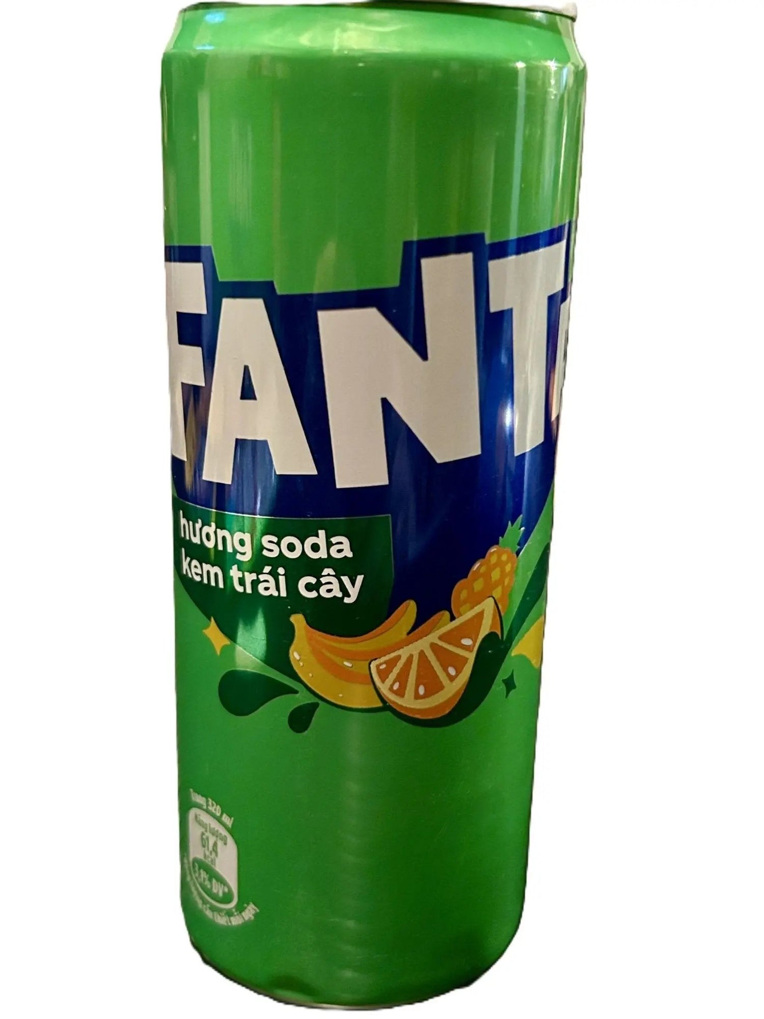 Fanta Cream Soda – Smooth &amp; Sweet Cream-Flavored Soft Drink 320mL Can (Vietnam)