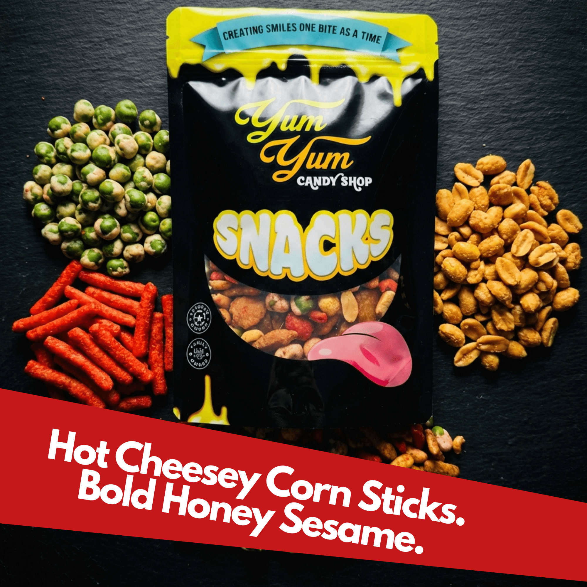Hot Honey Snack Mix – Sweet &amp; Spicy Pub Blend