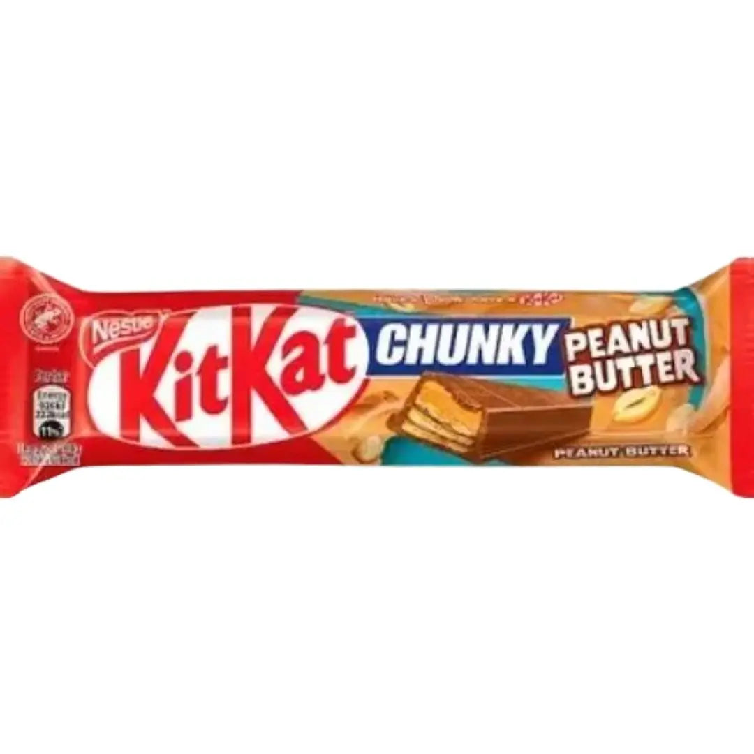 KitKat Chunky Peanut Butter – Chocolate &amp; Nutty Wafer Bar 42g (UK)
