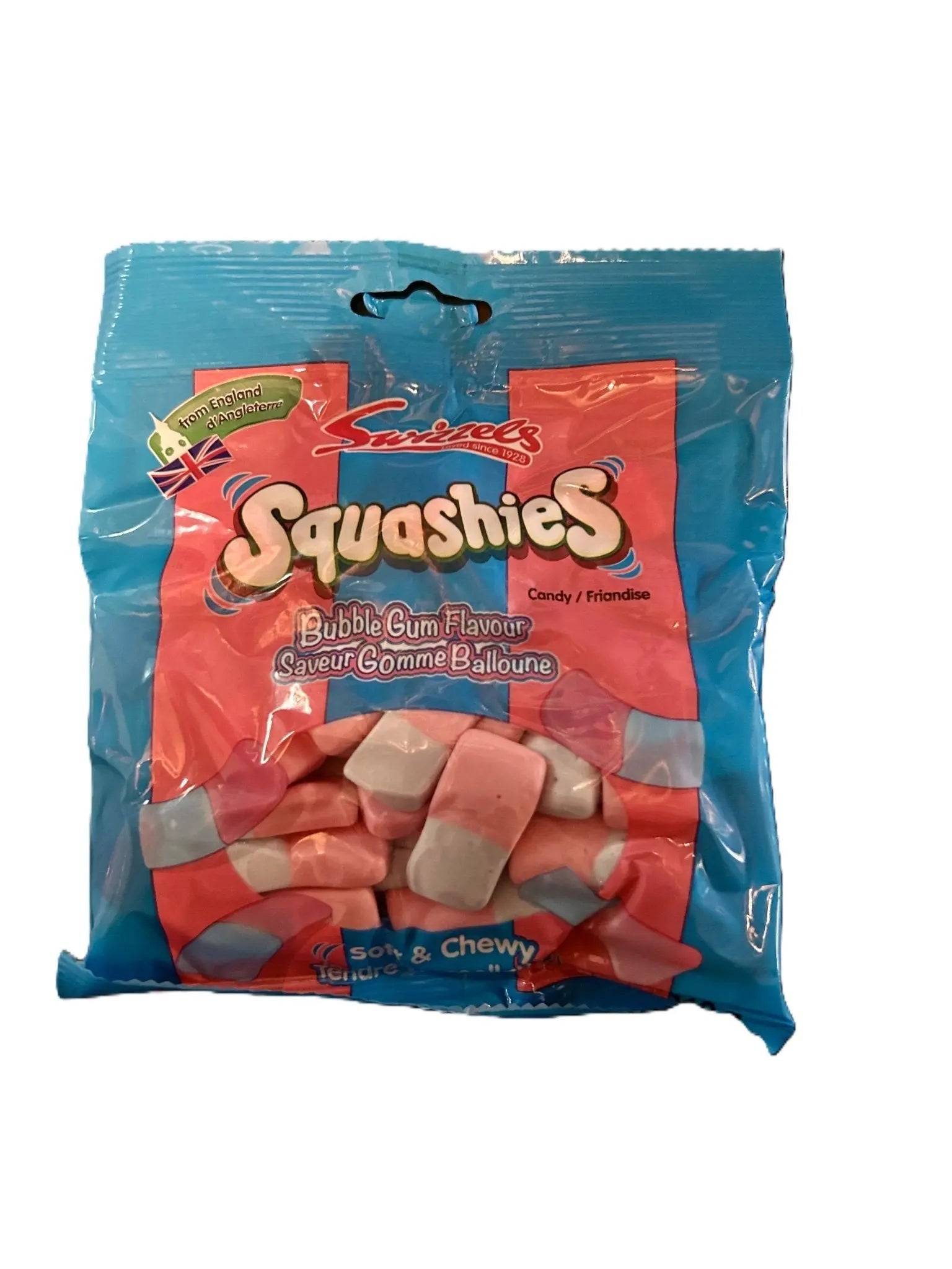 Swizzles Squashies Original Bubblegum – Soft &amp; Sweet Chewy Candies 120g Bag (UK)