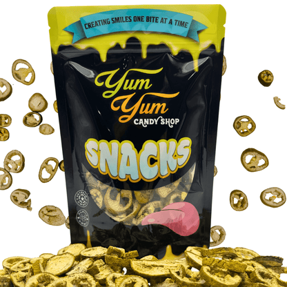 Freeze Dried Jalapeños – Ranch Flavored Slices Snack or Topping | Yum Yum Candy Shop